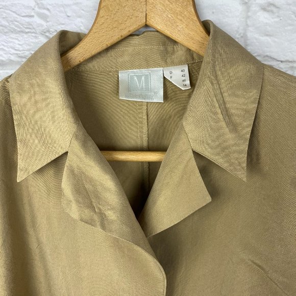 Madeleine Gold Silk Blouse/Jacket - Picture 4 of 5